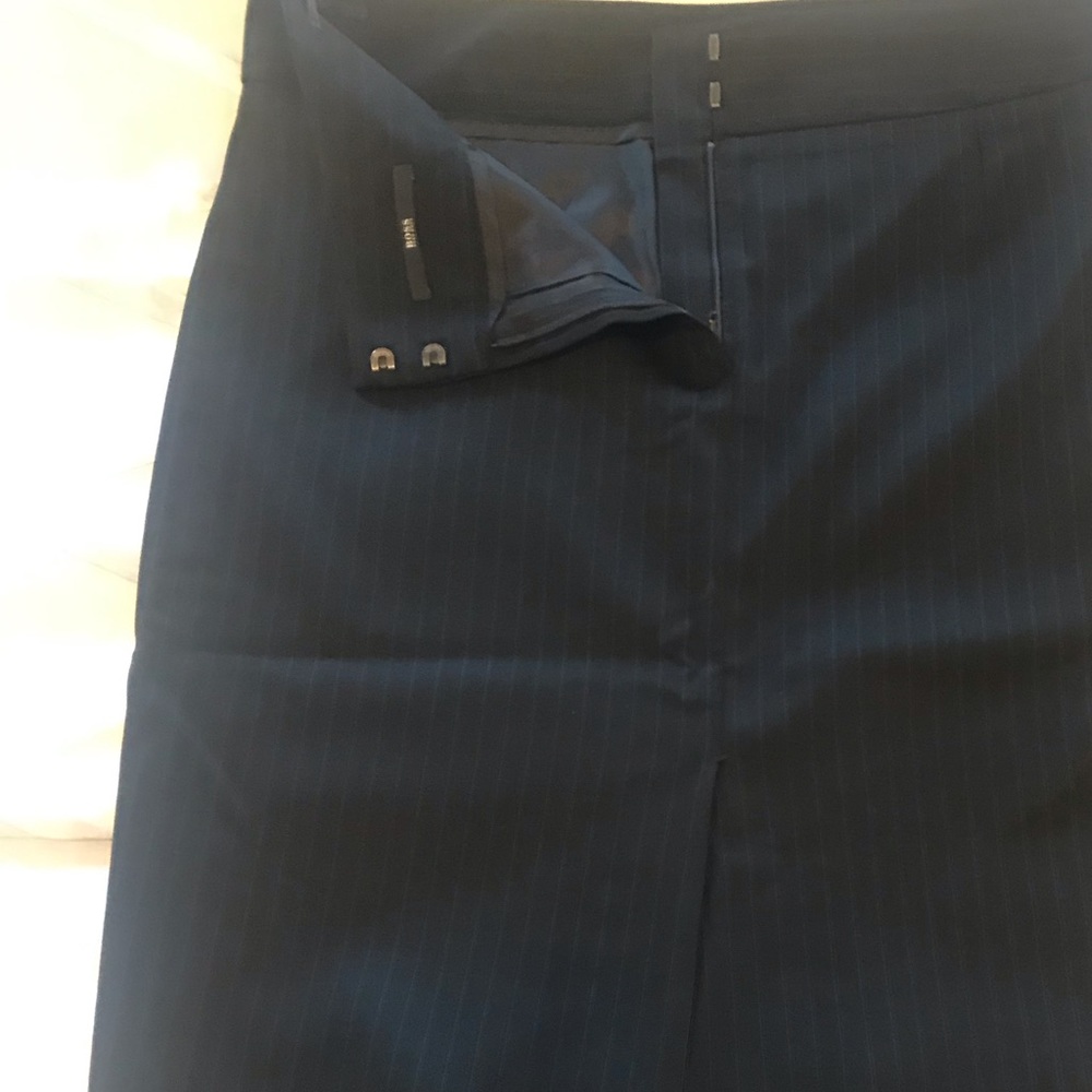 Hugo Boss Black stripes pencil skirt